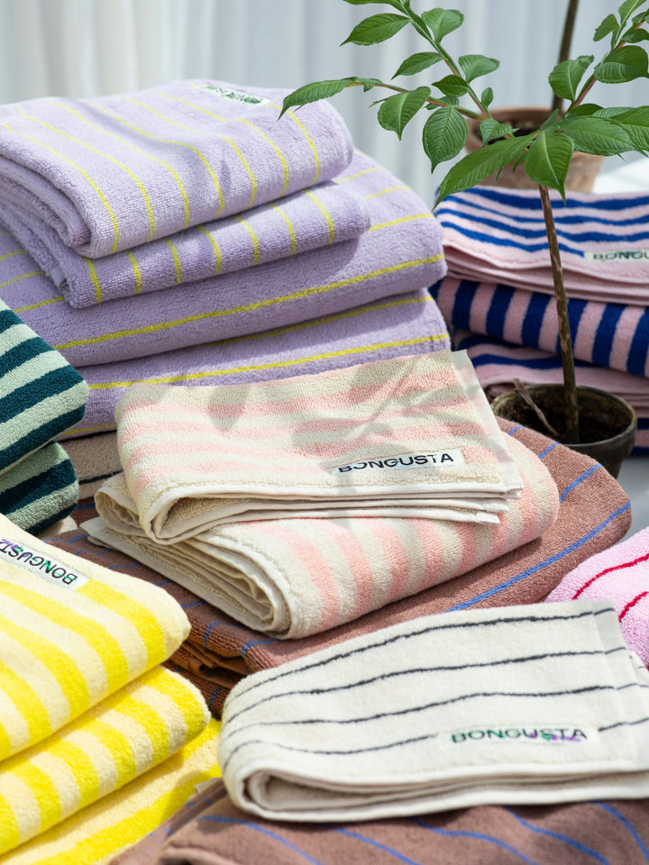 Naram タオル 30×30 ストライプ