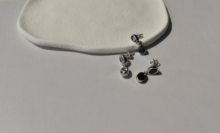 Baby Duo Ying ピアス (シングル)White Sapphire