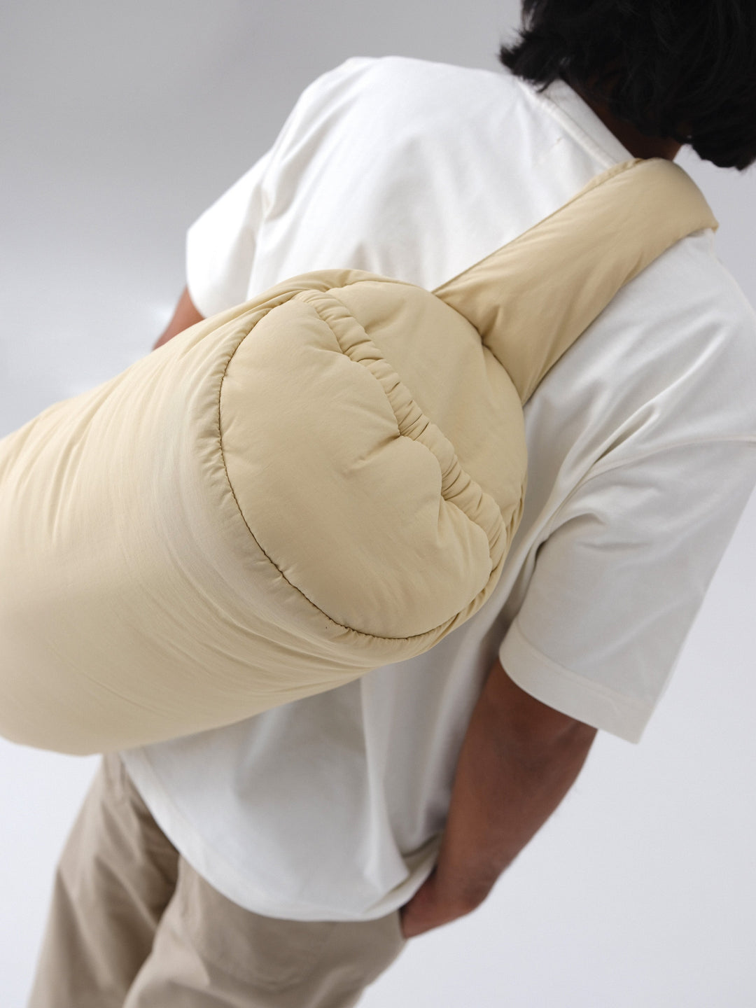 Puffy Duffle Bag | Butter Yellow