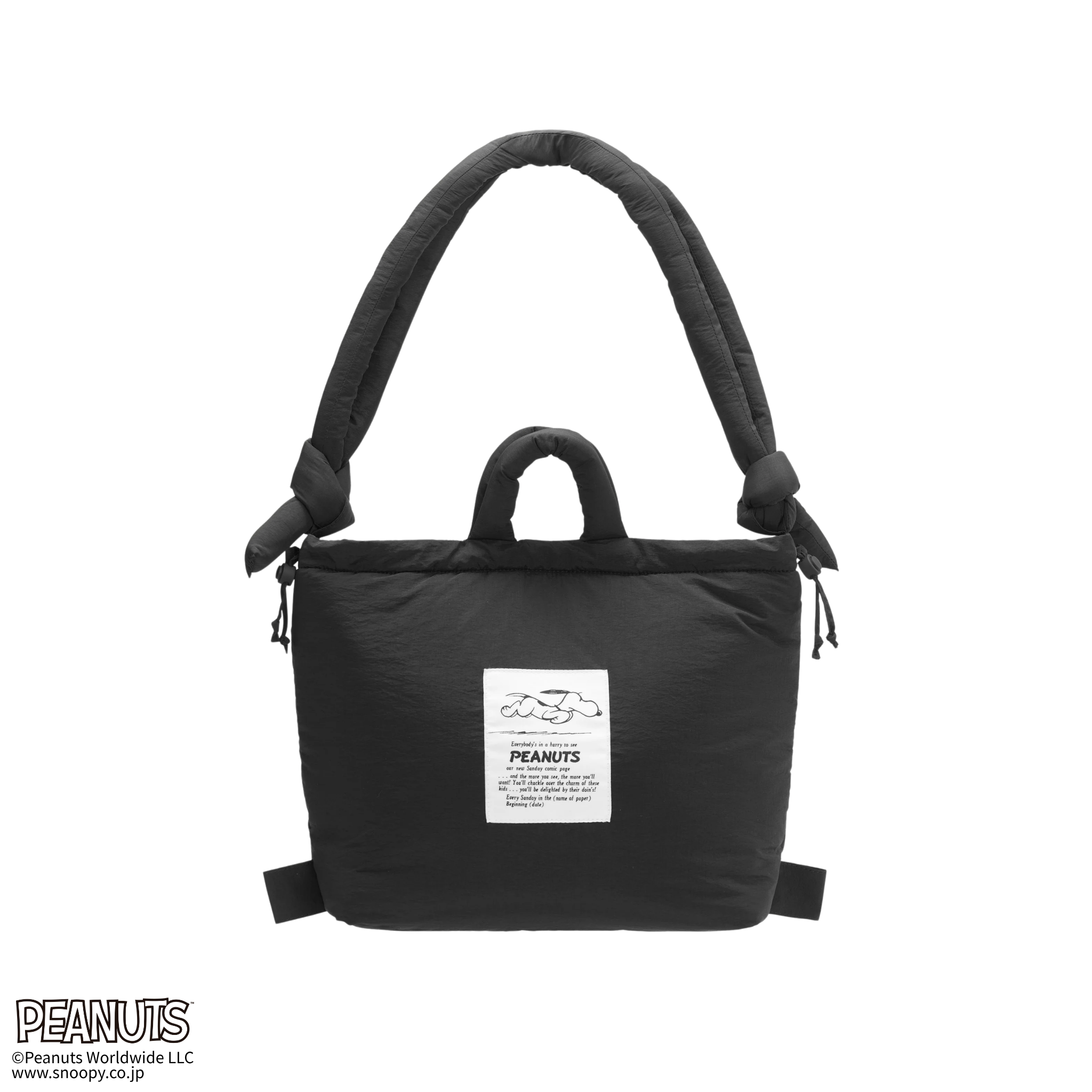 公式】OLEND オレンド Ona Soft Bag バッグ Peanuts - Black – CHELSEA