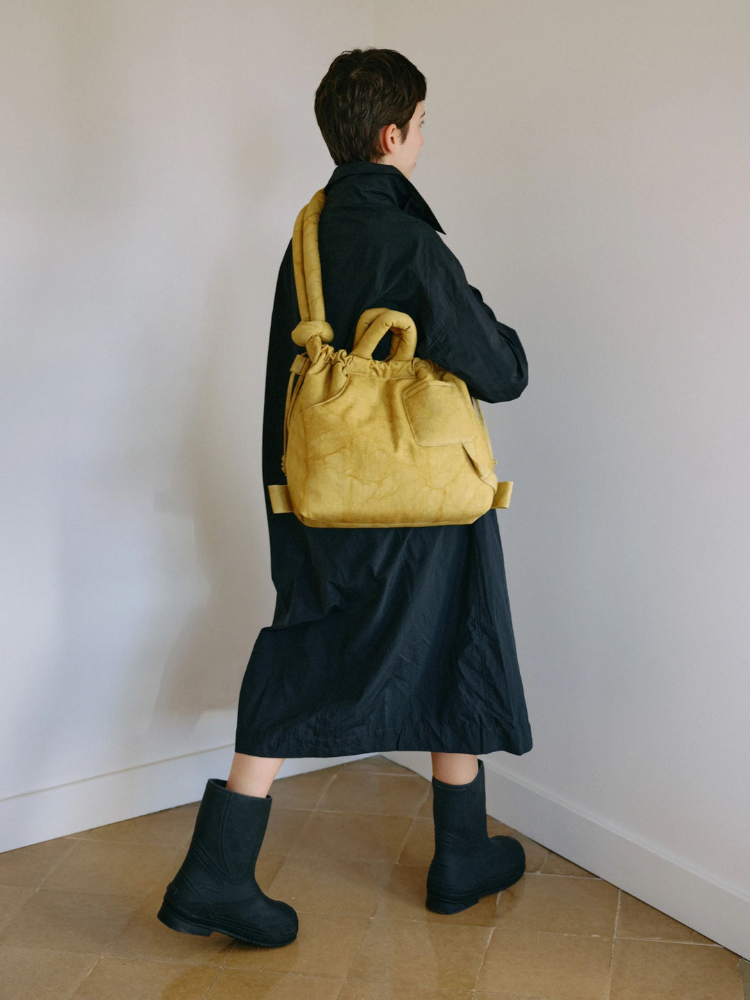 Ona Washed Bag | Black