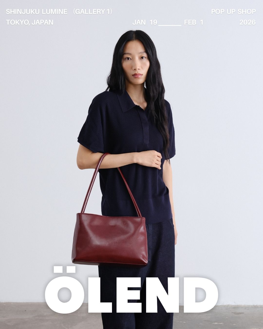 ≪東京 1/19 ～ 2/1≫ ÖLEND公式ポップアップショップ開催のお知らせ