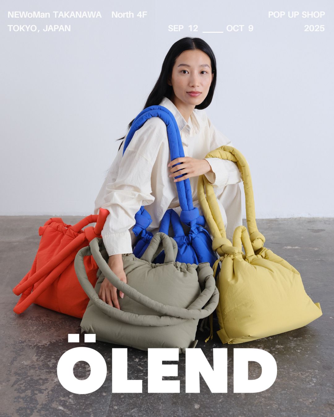 ≪東京  9/12 ～ 10/9≫ ÖLEND公式ポップアップショップ開催のお知らせ