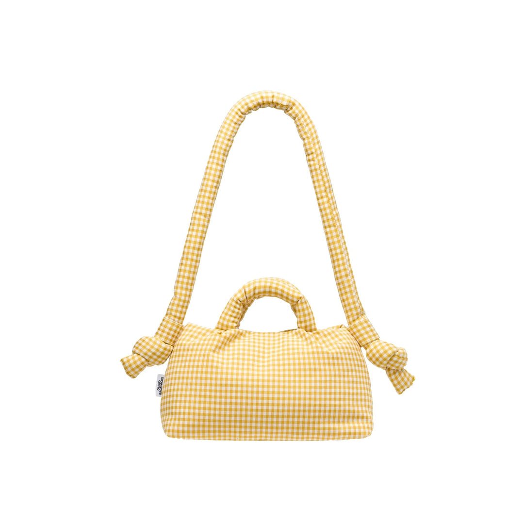 MiniOna Soft Bag | Yellow Vichy