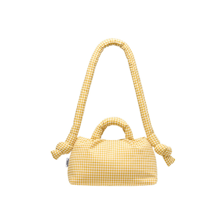 MiniOna Soft Bag | Yellow Vichy