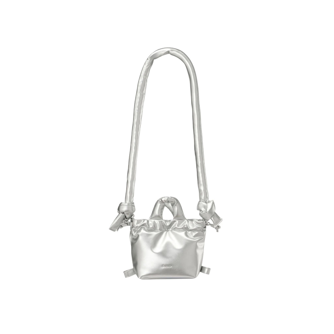 Micro Ona Vegan Leather Bag | Silver