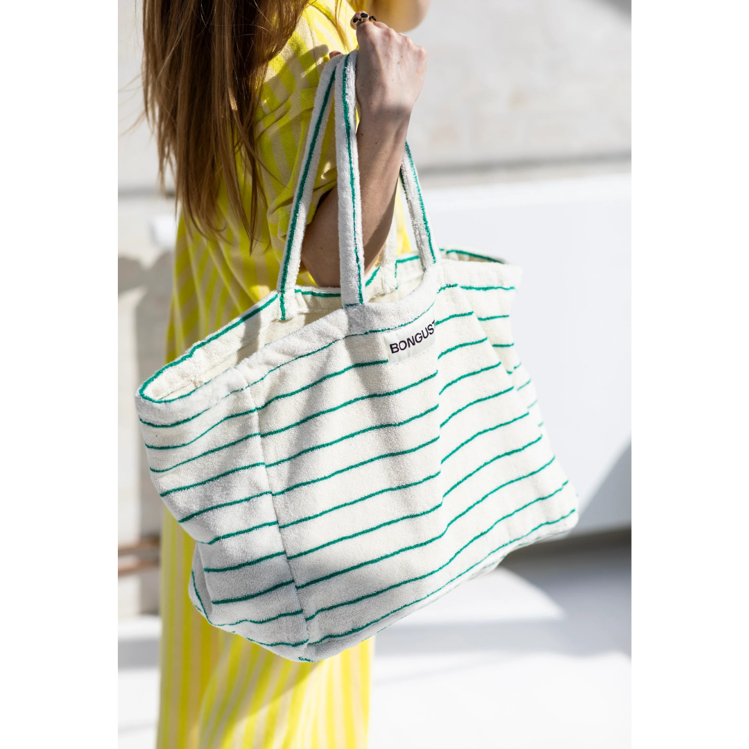 Naram Weekend Bag バッグ | Pure White & Grass