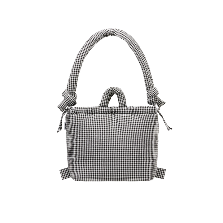 Ona Soft Bag | Black Vichy