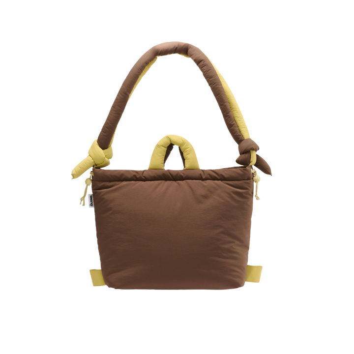 Ona Soft Bag | Color Combo Chocolate + Lime