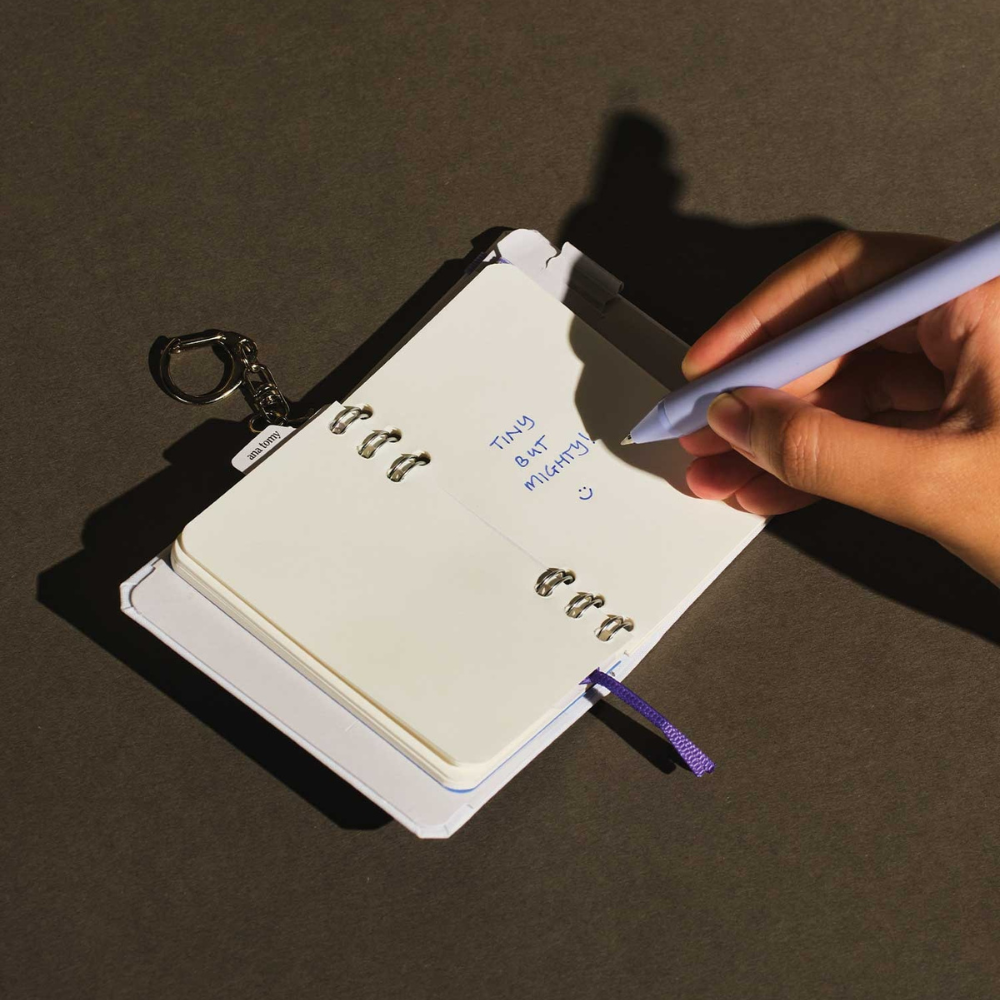 Micro NoteBook Charm | Cameo