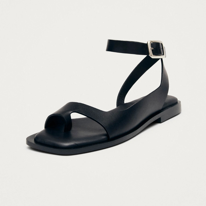 TEBAS レザーサンダル | BLACK