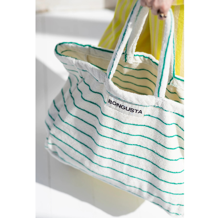 Naram Weekend Bag バッグ | Pure White & Grass