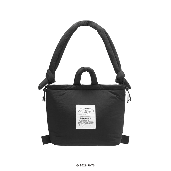 Ona Soft Bag | Peanuts - Black