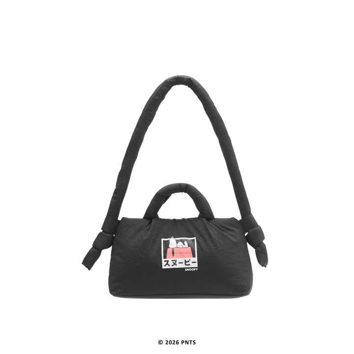 MiniOna Soft Bag | Peanuts - Black