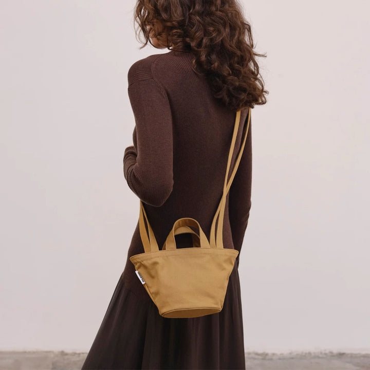 Mini Basket Bag | Mustard