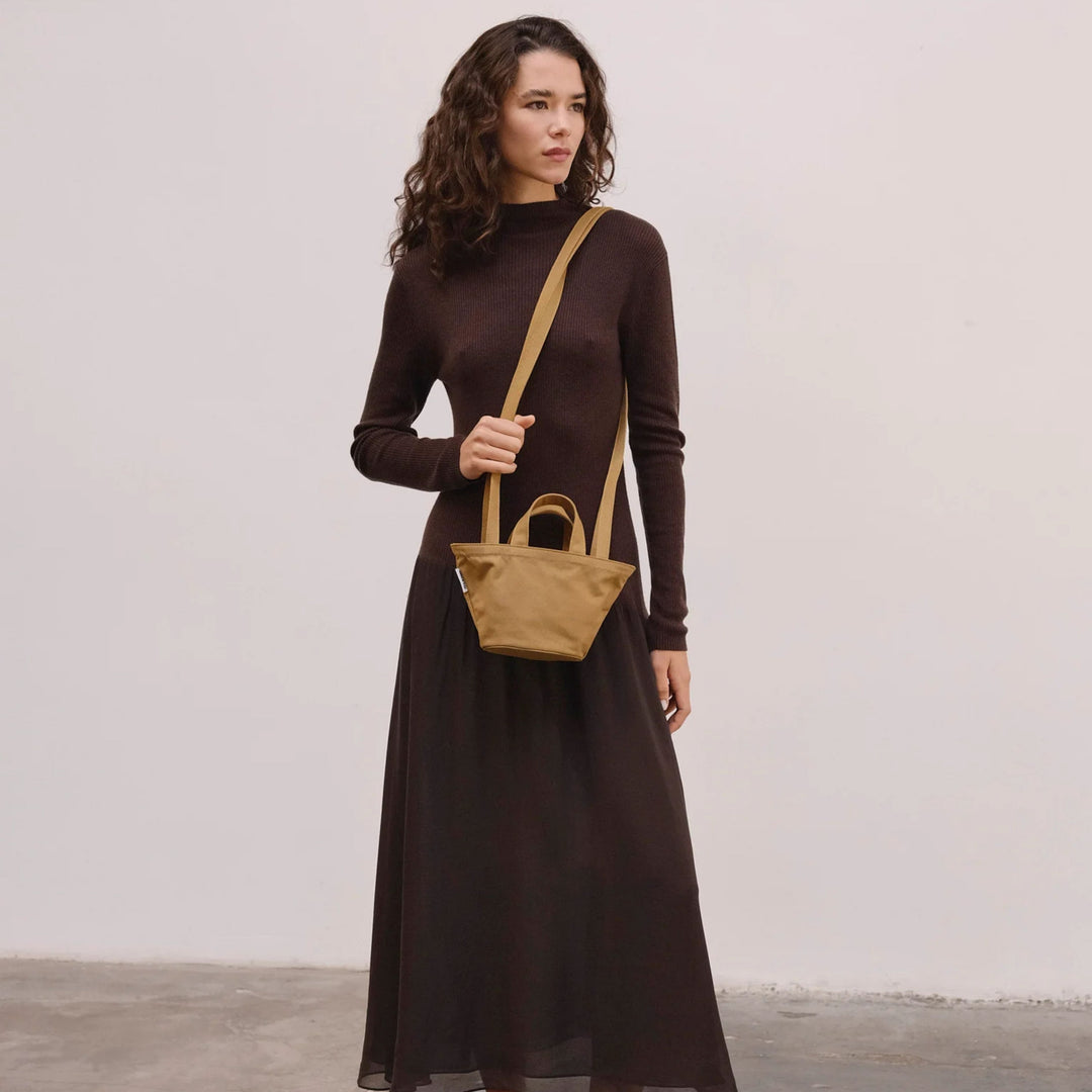 Mini Basket Bag | Mustard