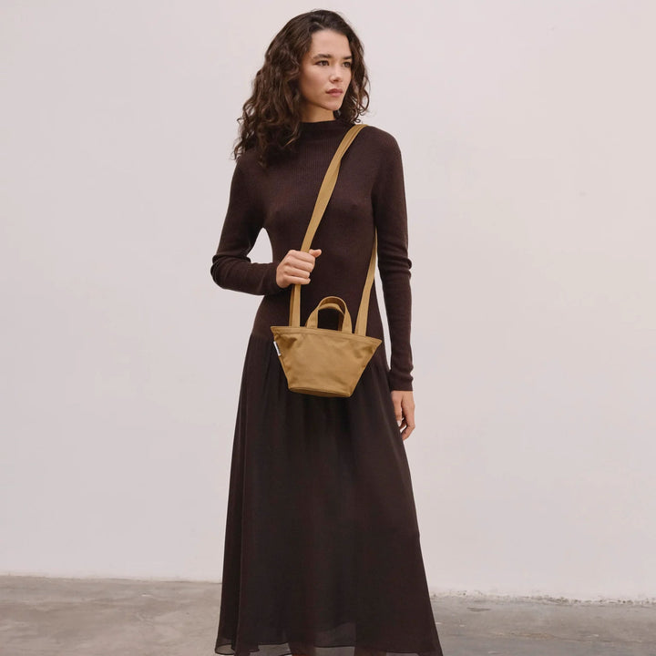 Mini Basket Bag | Mustard