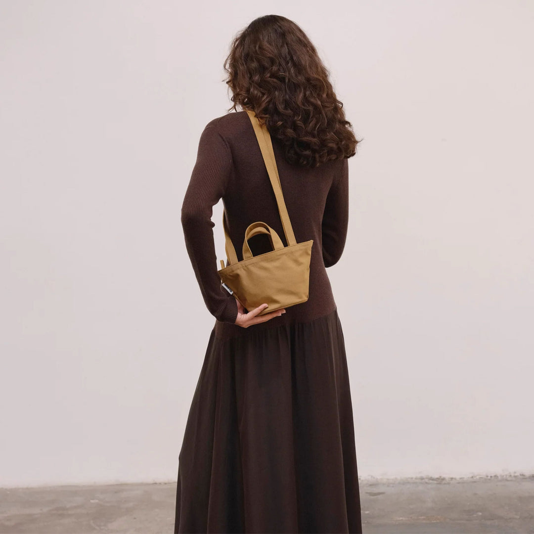 Mini Basket Bag | Mustard