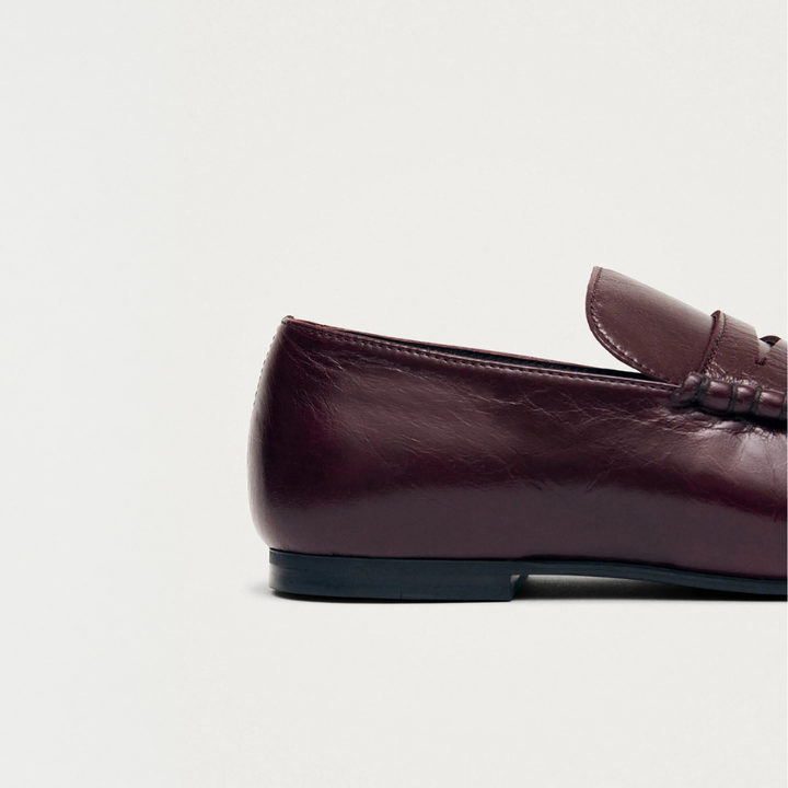 AVEN レザーローファー | RIFT BURGUNDY