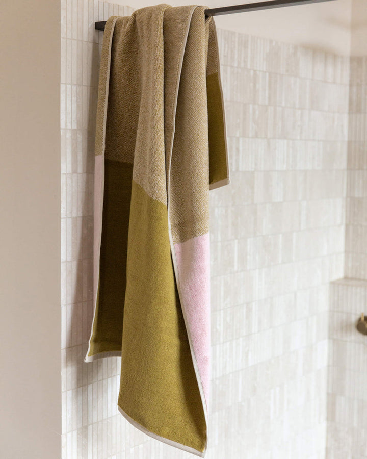 バスタオル 50×100 | ２枚セット Blush / Olive