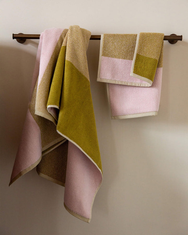 バスタオル 70×140 | ２枚セット Blush / Olive