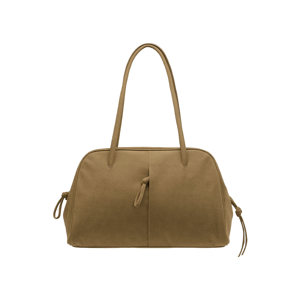 Brooklyn Bag | Suede Khaki