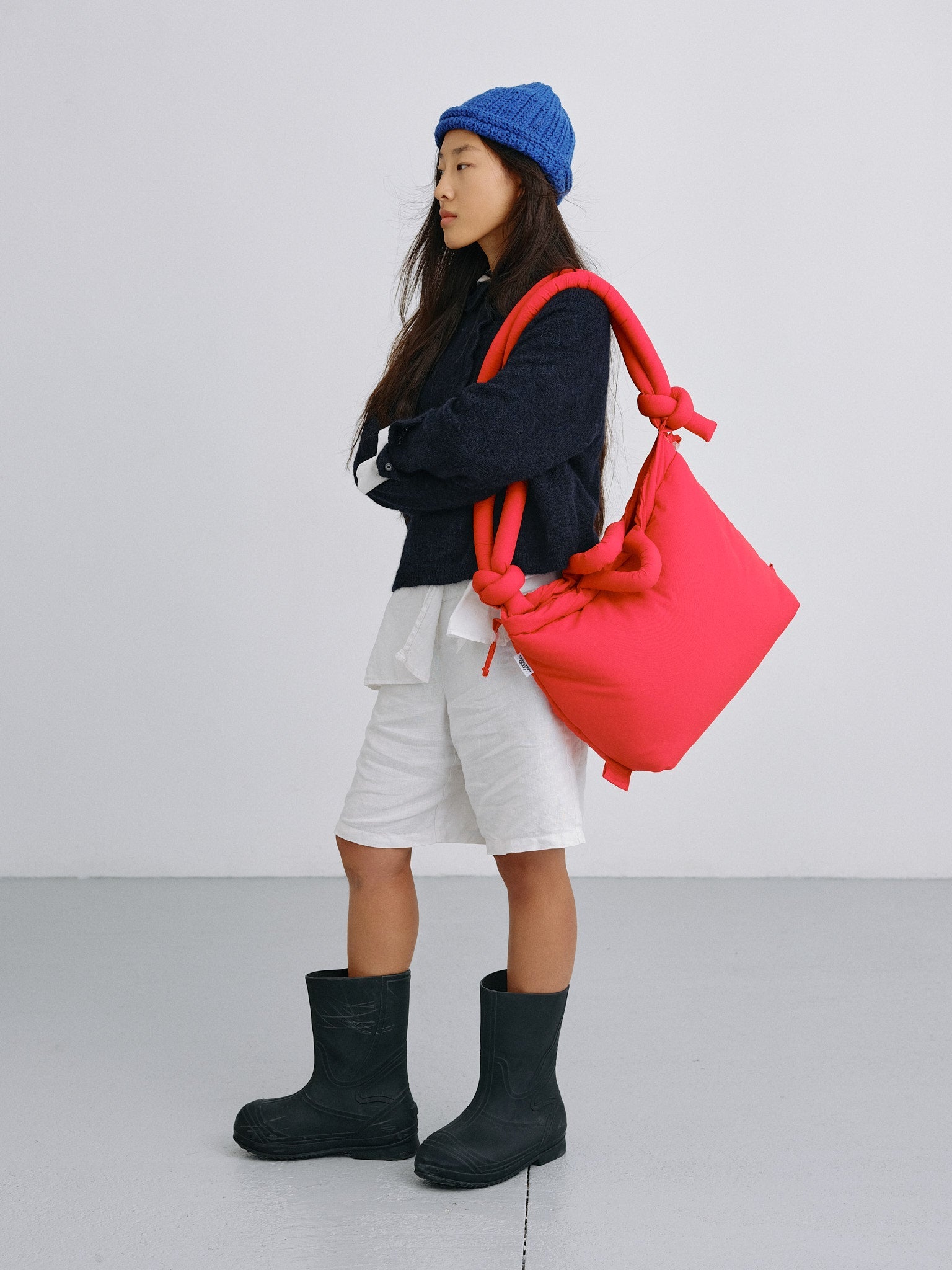 オレンド ハンドバッグ グレー ONA SOFT BAG【RSL】 OLEND [P5倍][正規販売店]オレンド ハンドバッグ ショルダー