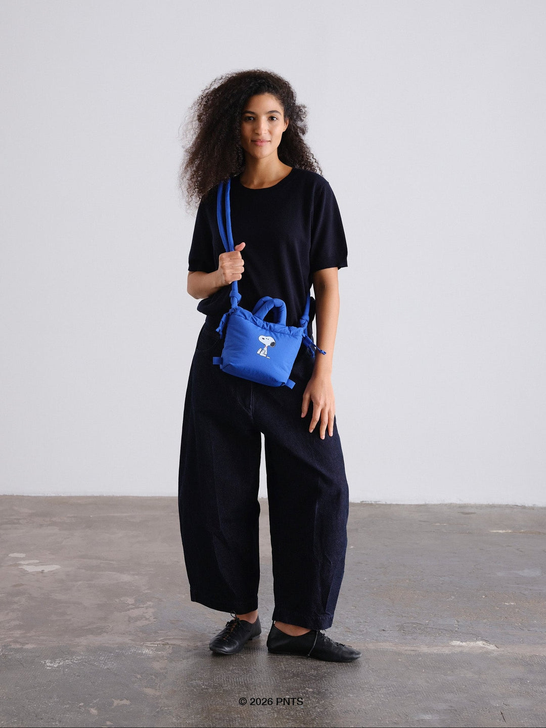 Micro Ona Soft Bag | Peanuts - Cobalt Blue