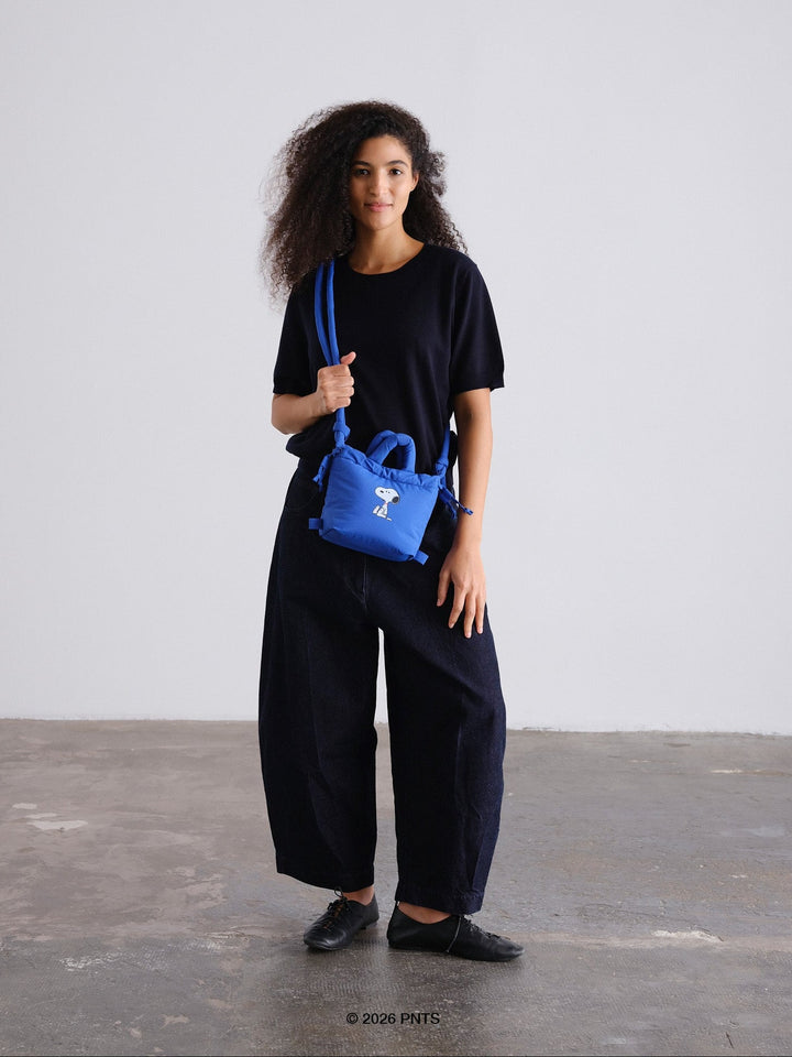 Micro Ona Soft Bag | Peanuts - Cobalt Blue