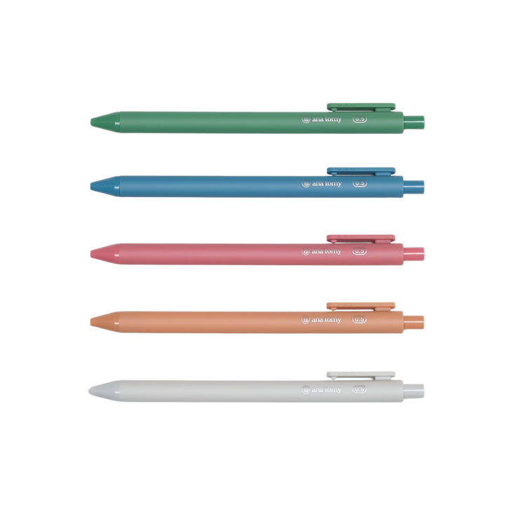 Gel Ink Pen | 0.5mm Morandi Set (Pack of 5)