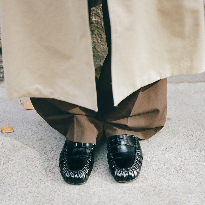 AVEN レザーローファー | BLACK