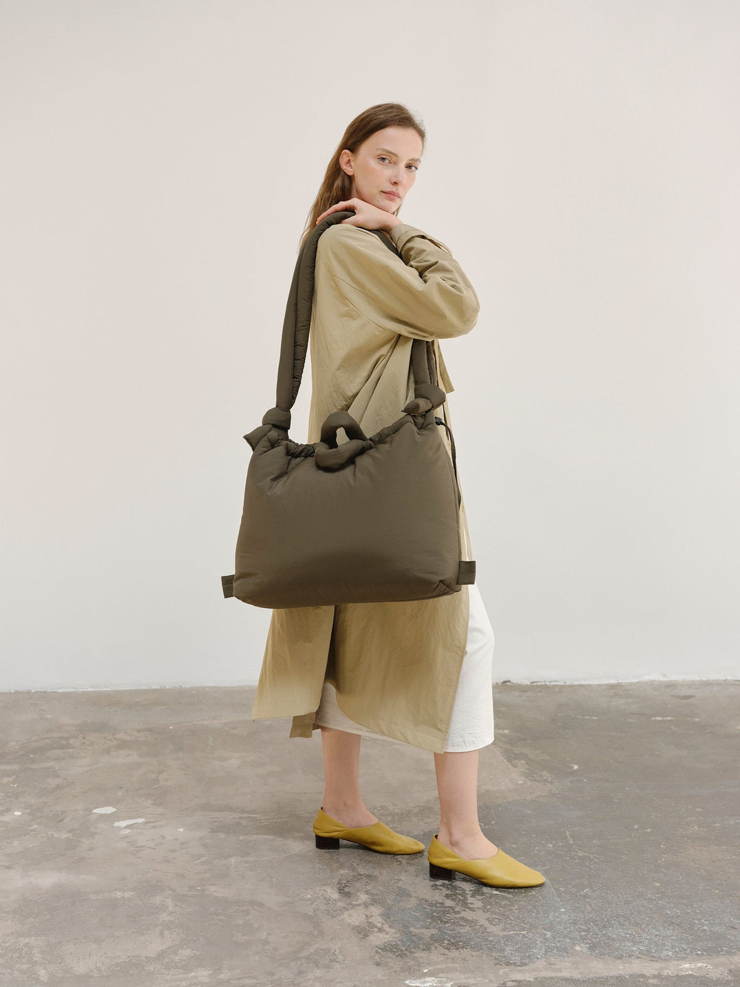 Large Ona Soft Bag | Forest Green
