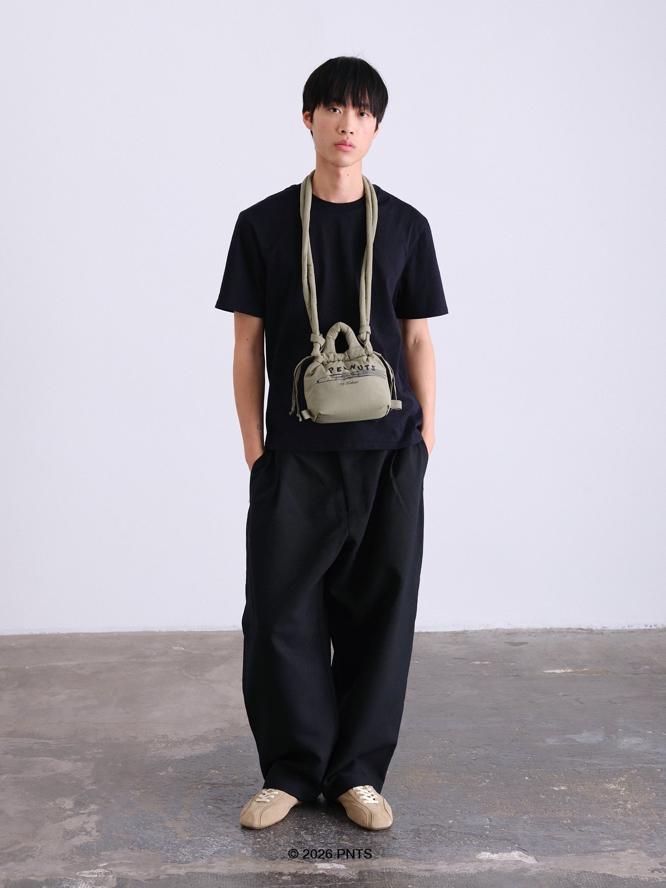 公式】OLEND オレンド Micro Ona Soft Bag バッグ Peanuts - Sage