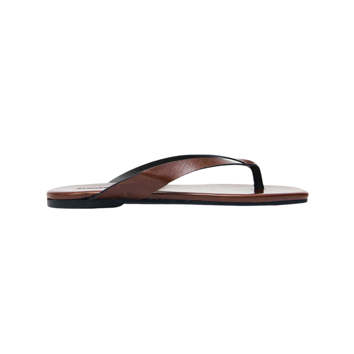 OLA レザーサンダル | RIFT BROWN