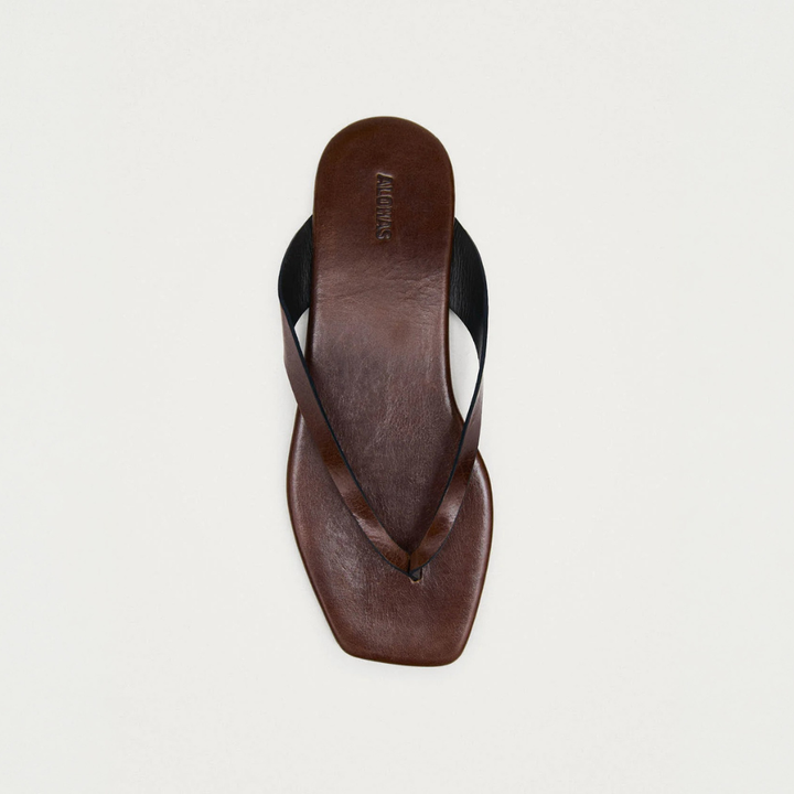 OLA レザーサンダル | RIFT BROWN