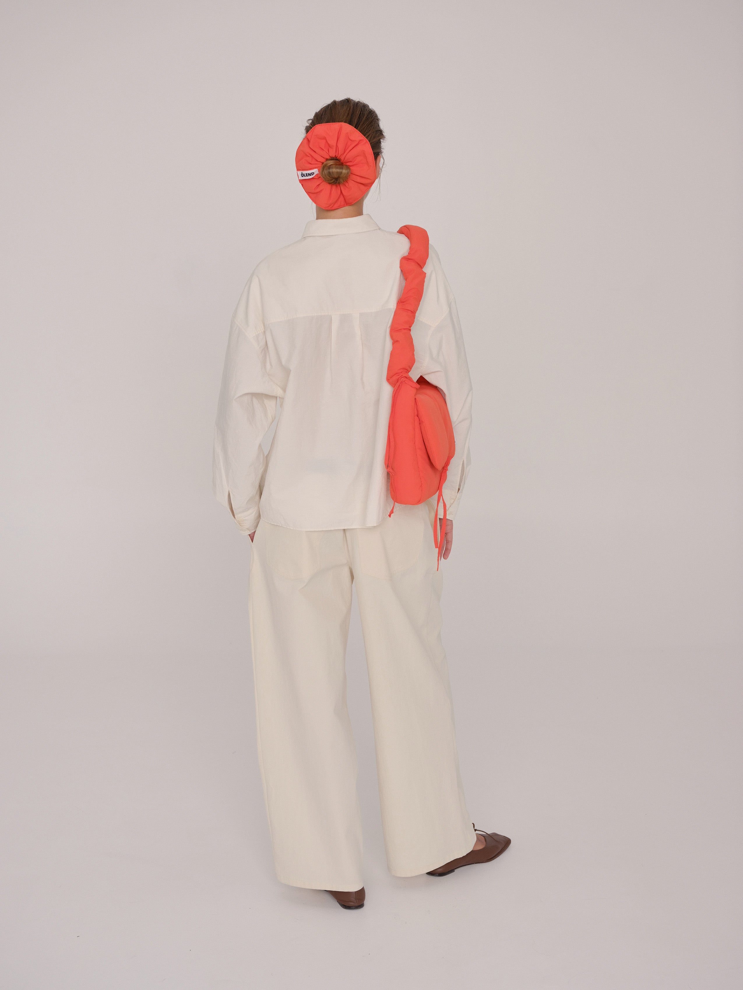 Olend パッド入り カラー シュシュ org.jpg