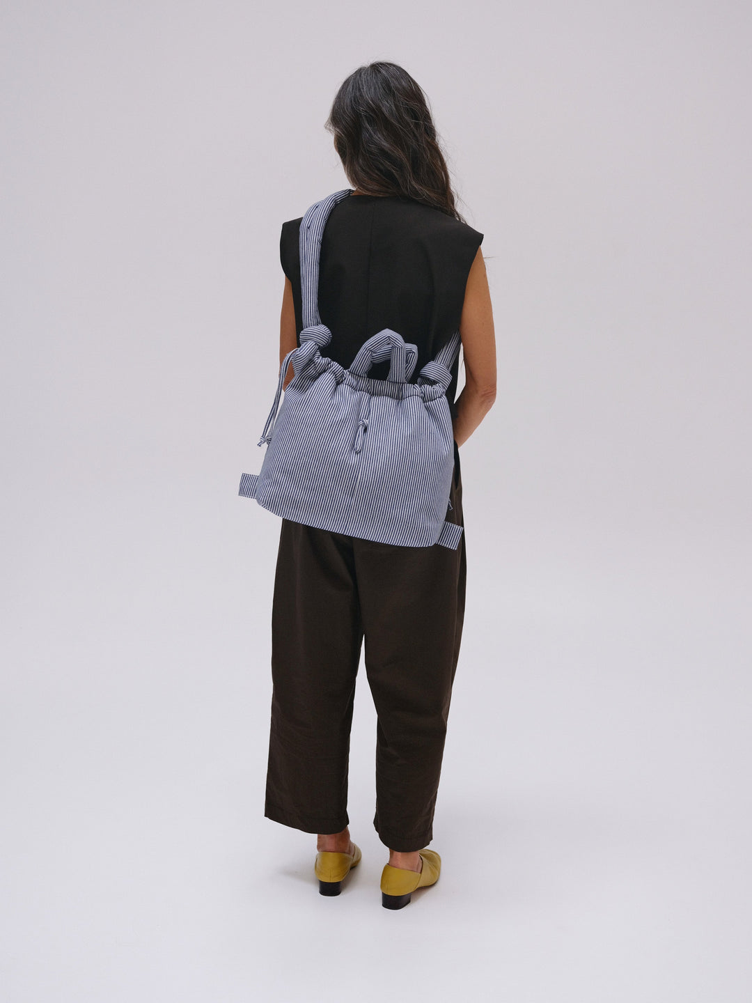 Ona Soft Bag | Navy Stripes
