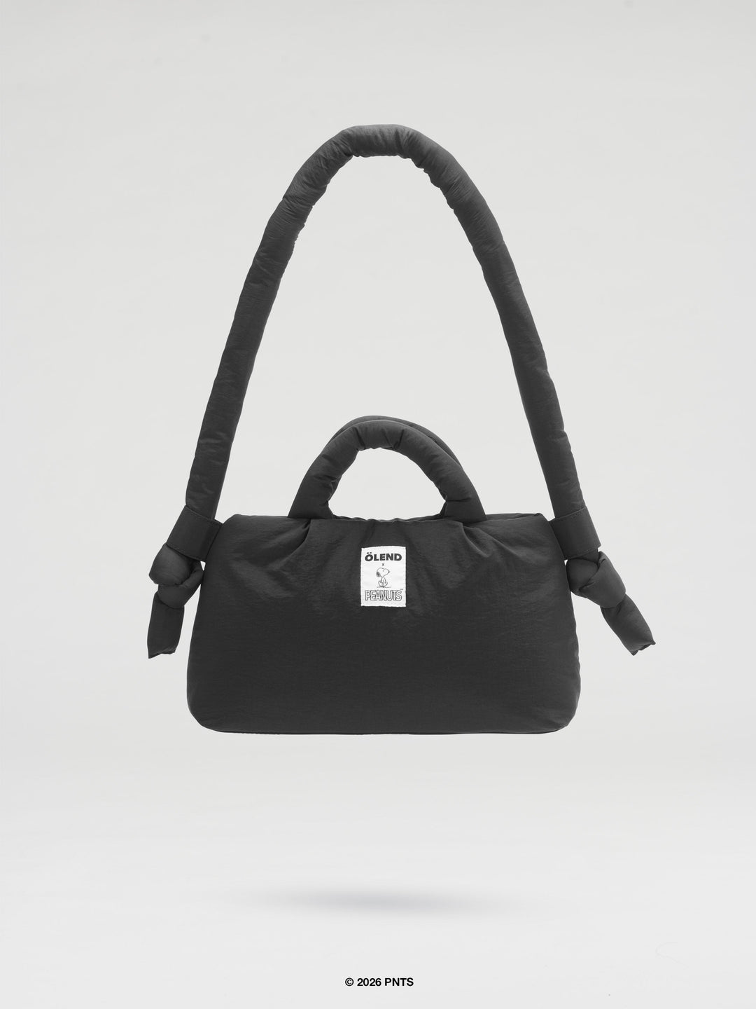 MiniOna Soft Bag | Peanuts - Black