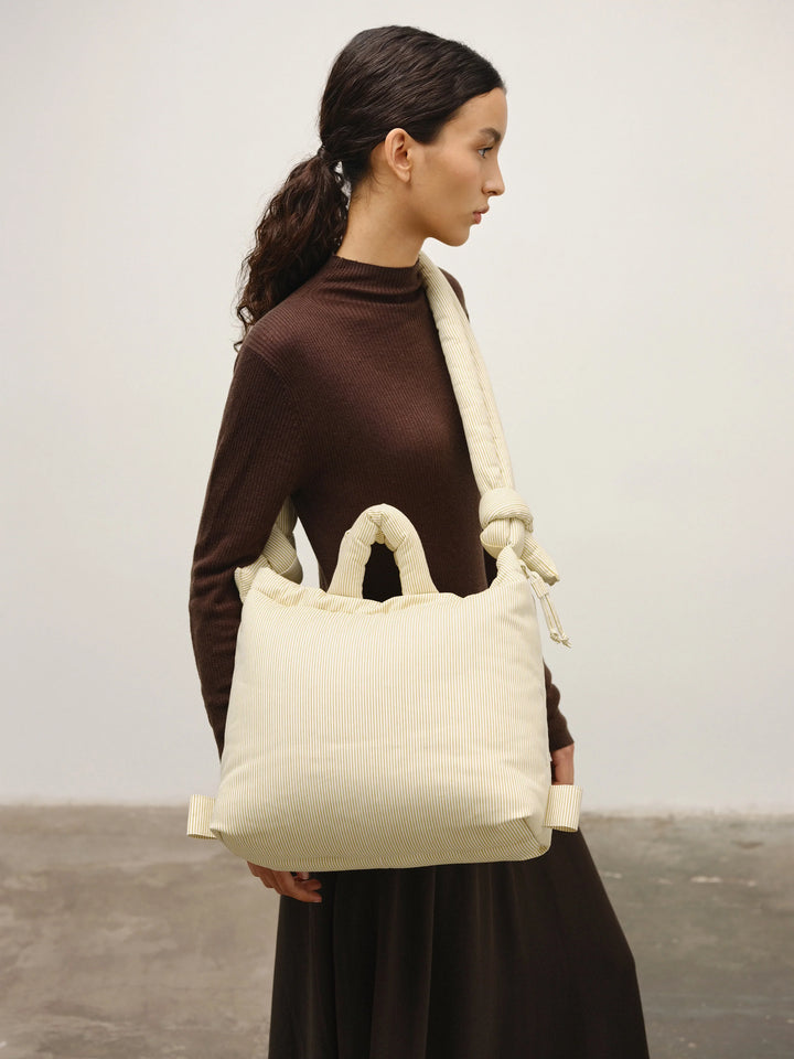 Ona Soft Bag | Lime Stripes