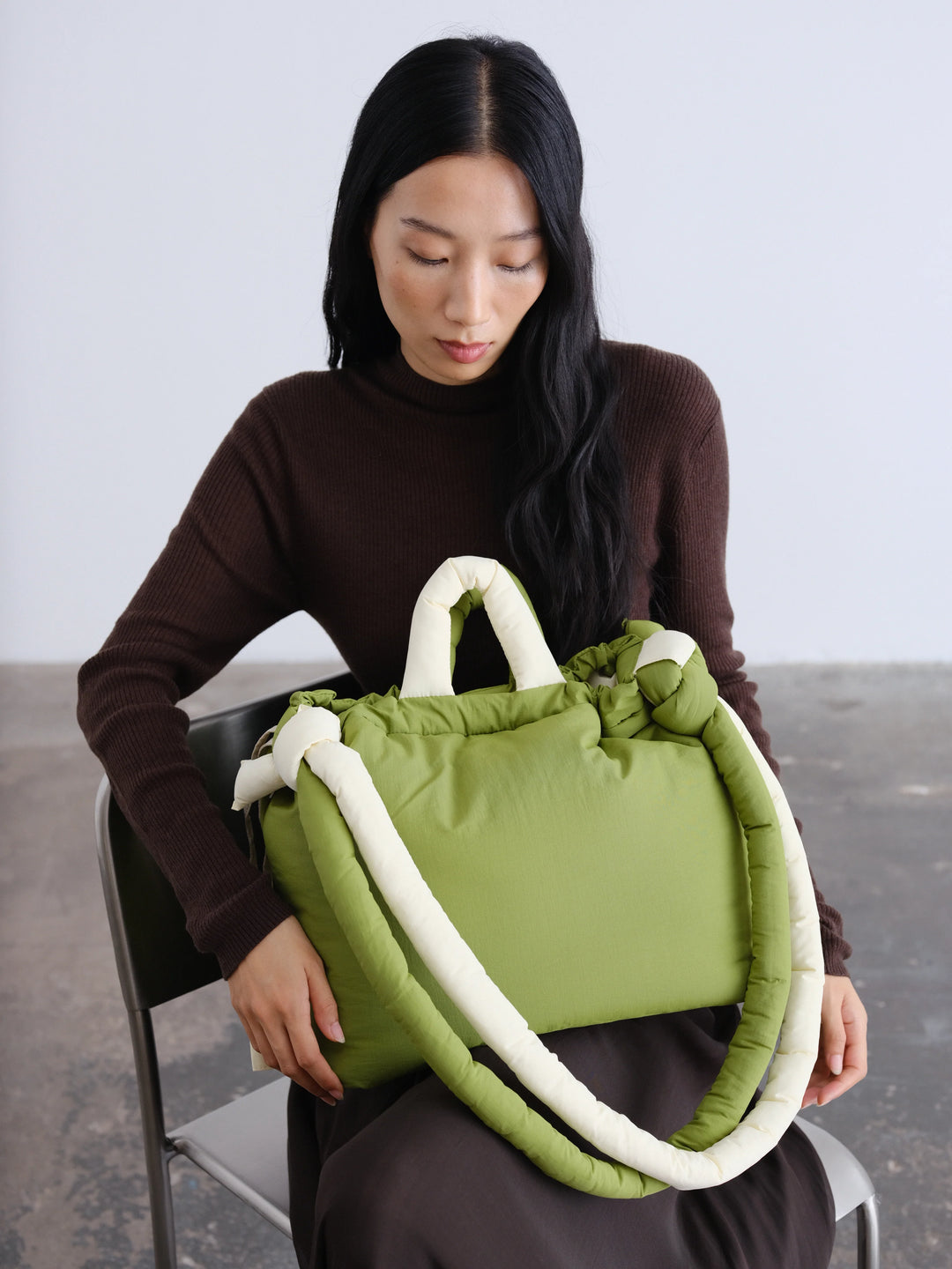 Ona Soft Bag | Color Combo Matcha + Vanilla