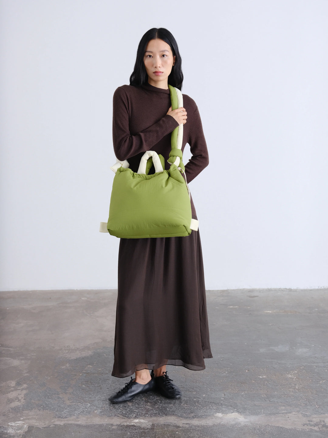 Ona Soft Bag | Color Combo Matcha + Vanilla
