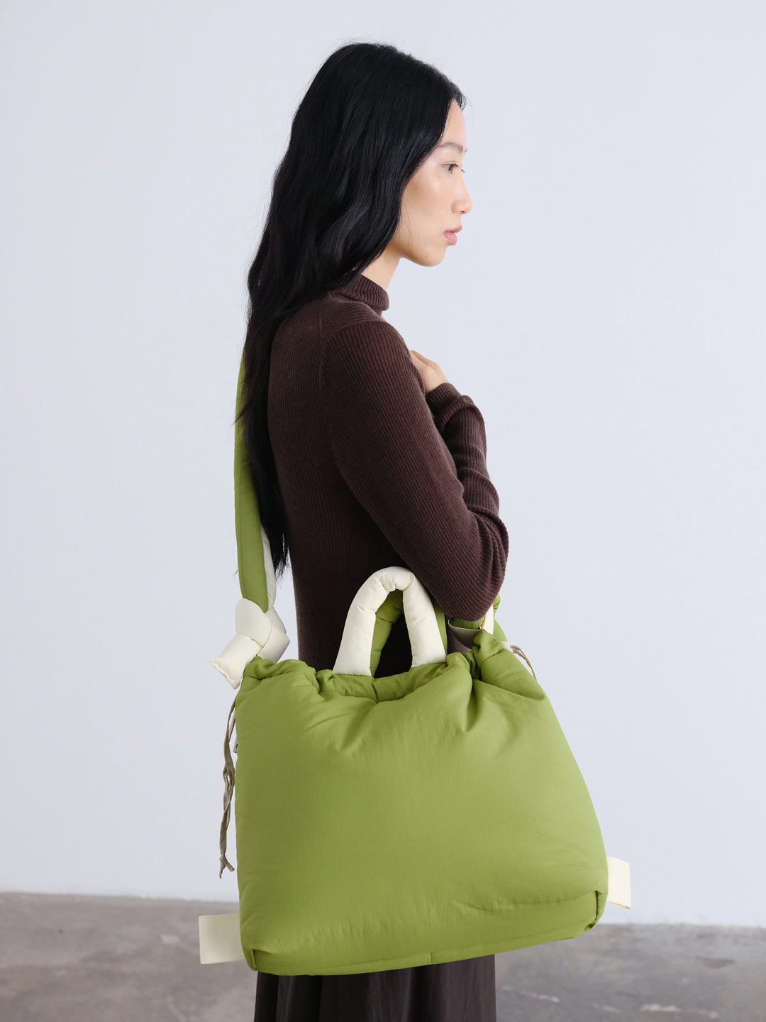 Ona Soft Bag | Color Combo Matcha + Vanilla