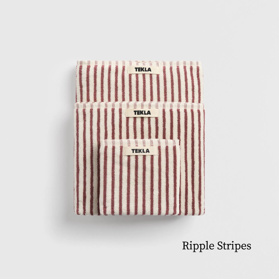 【新色入荷】ハンドタオル 30×30 ストライプ柄