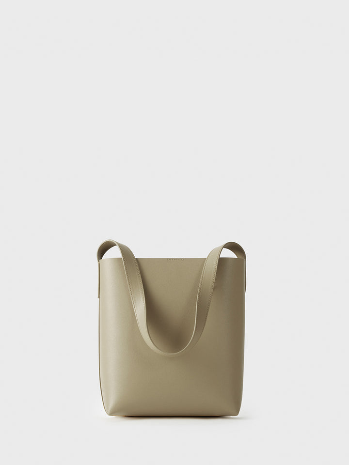 Small Cabas Shoulder Bag | Ecru