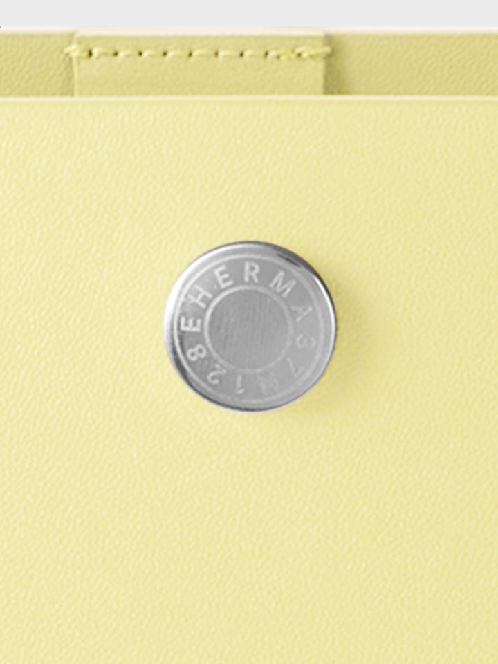 Small Cabas Shoulder Bag | Lemon