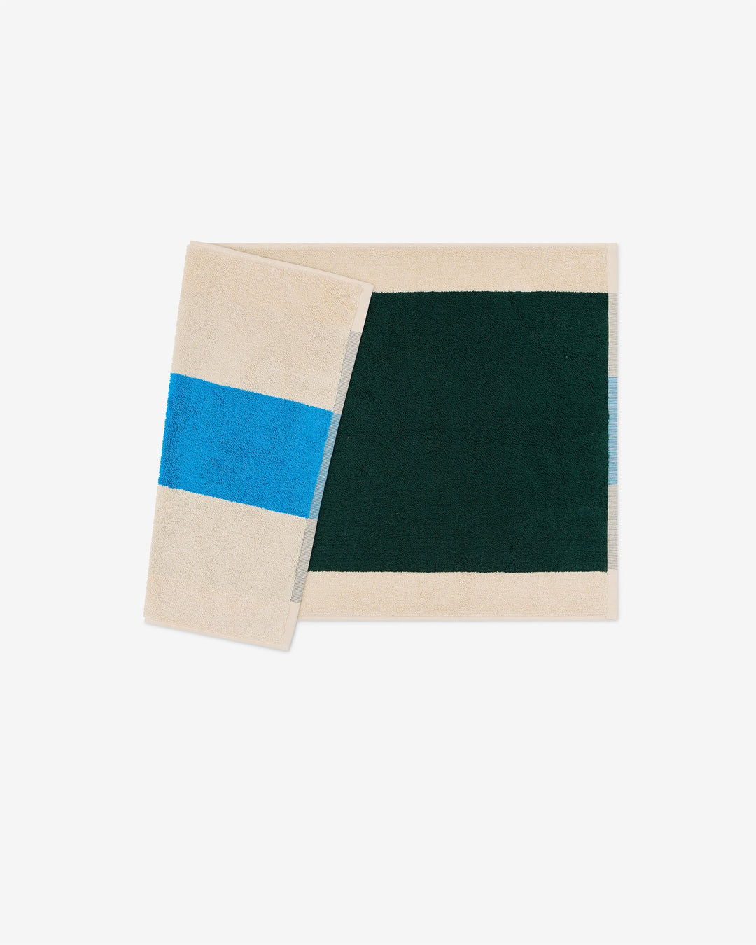 バスマット 50×80 | Aqua / Dark Green