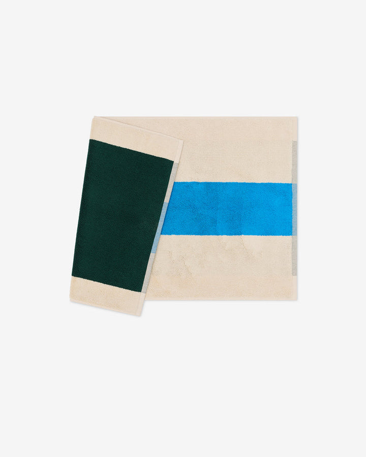 バスマット 50×80 | Aqua / Dark Green