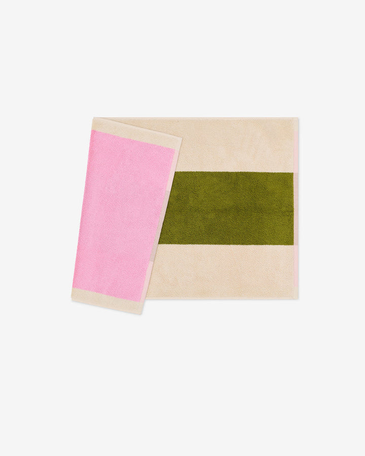 バスマット 50×80 | Pink / Olive