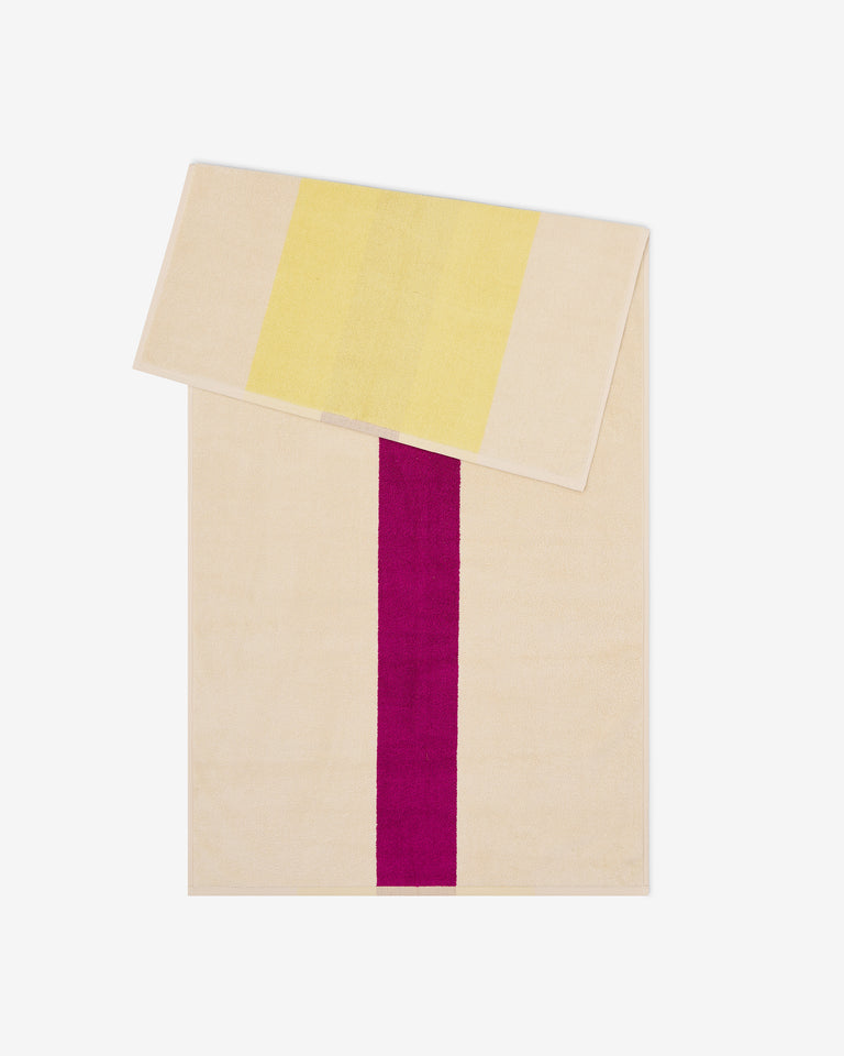 バスタオル 70×140 | Yellow / Fuschia