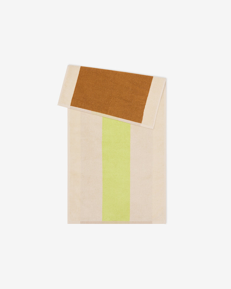 バスタオル 50×100 | Lime / Toffee